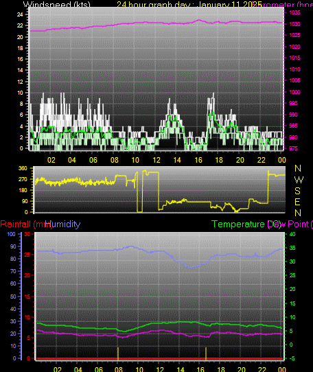 24 Hour Graph for Day 11